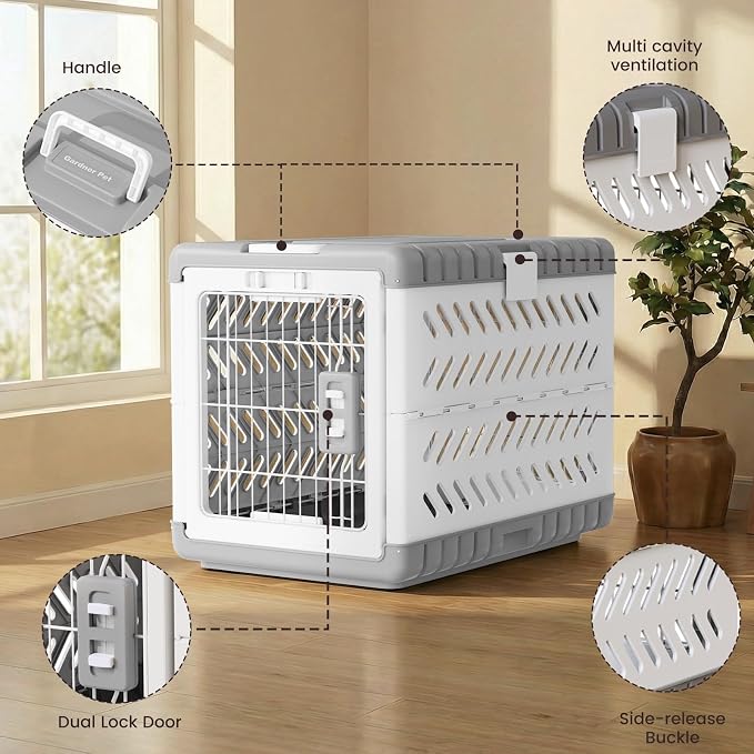 Pet travel crate.